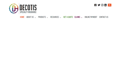 Desktop Screenshot of decotis.com